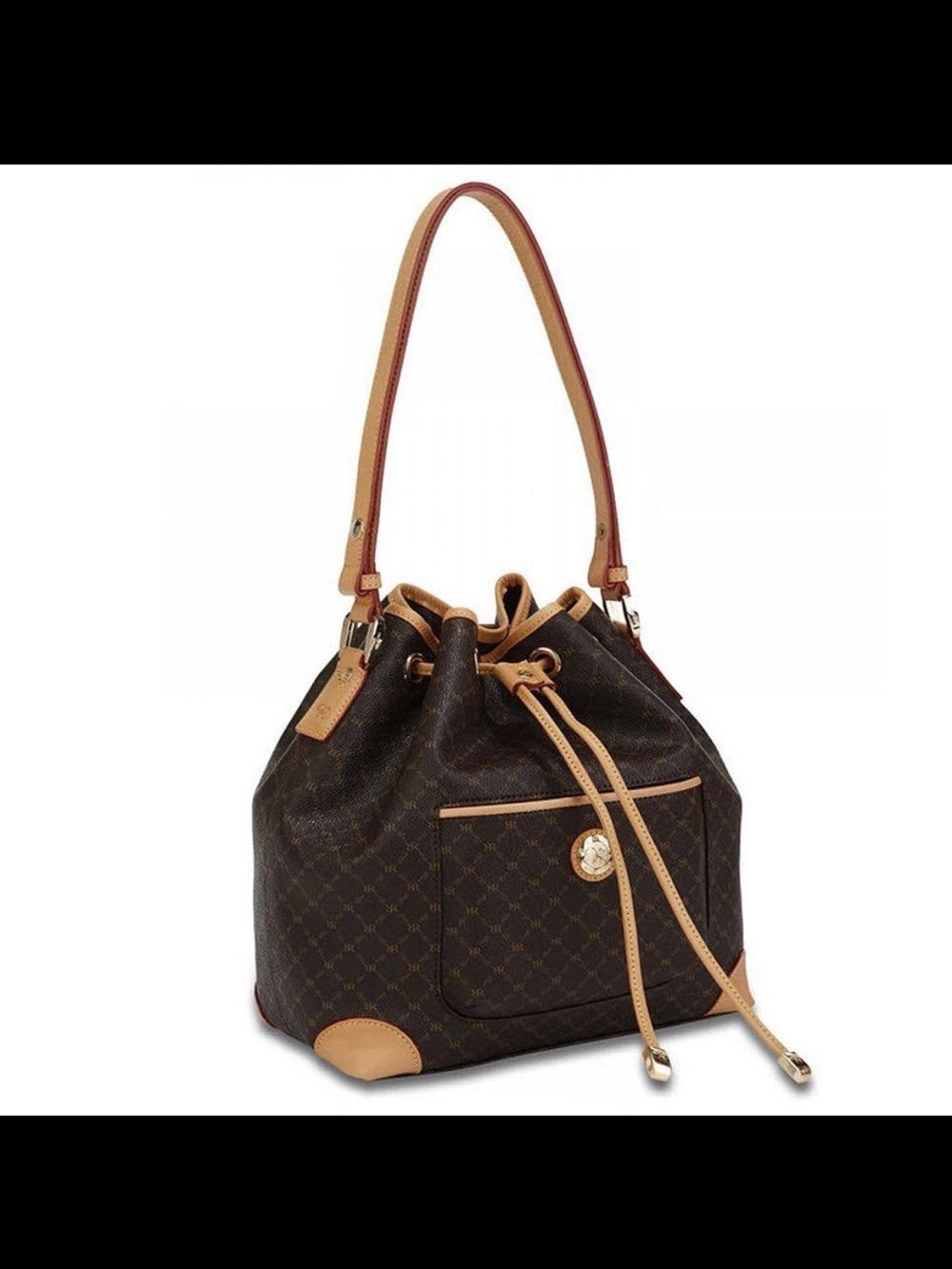 Rioni Signature Bucket Drawstring Handbag